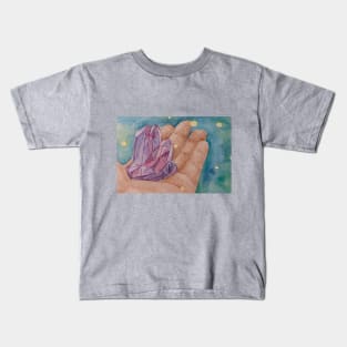 crystal in watercolor Kids T-Shirt